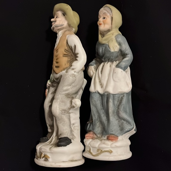 Deville man farmer and wife figurine. Set of 2 - Picture 4 of 7